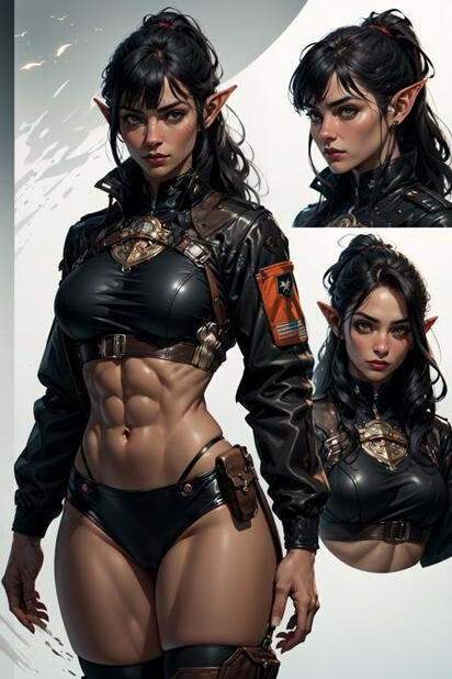 Character Sheet for a Woman Warrior